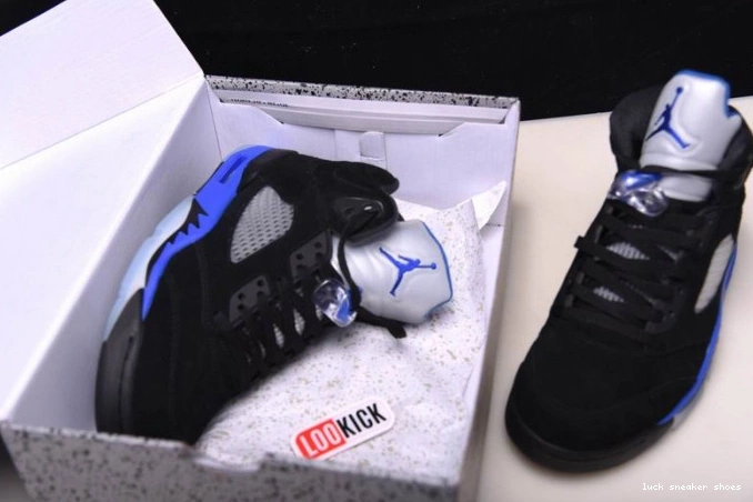 Reps LUCY Jordan Air 5 Racer Blue CT4838-004 0627